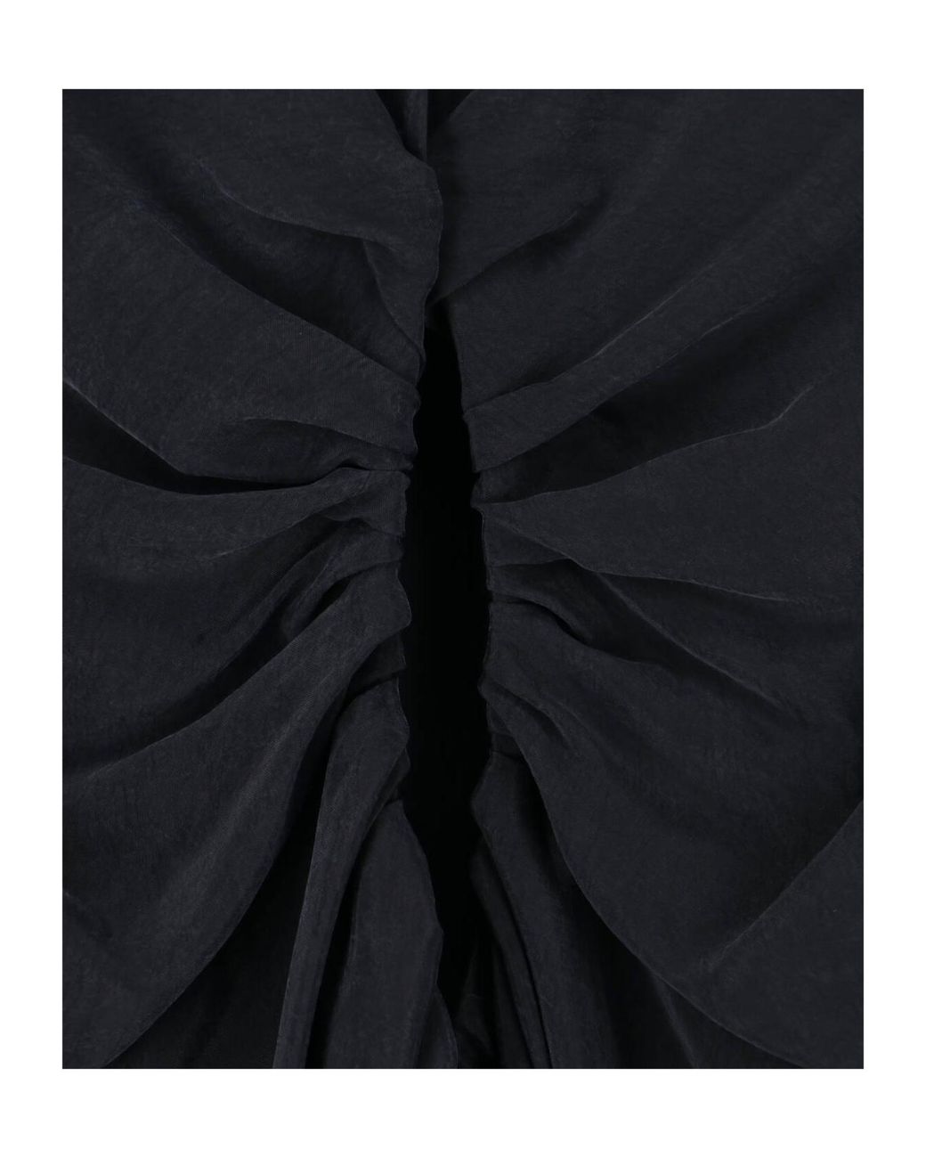 Maison Margiela Black Knot Detail Shirt Dress