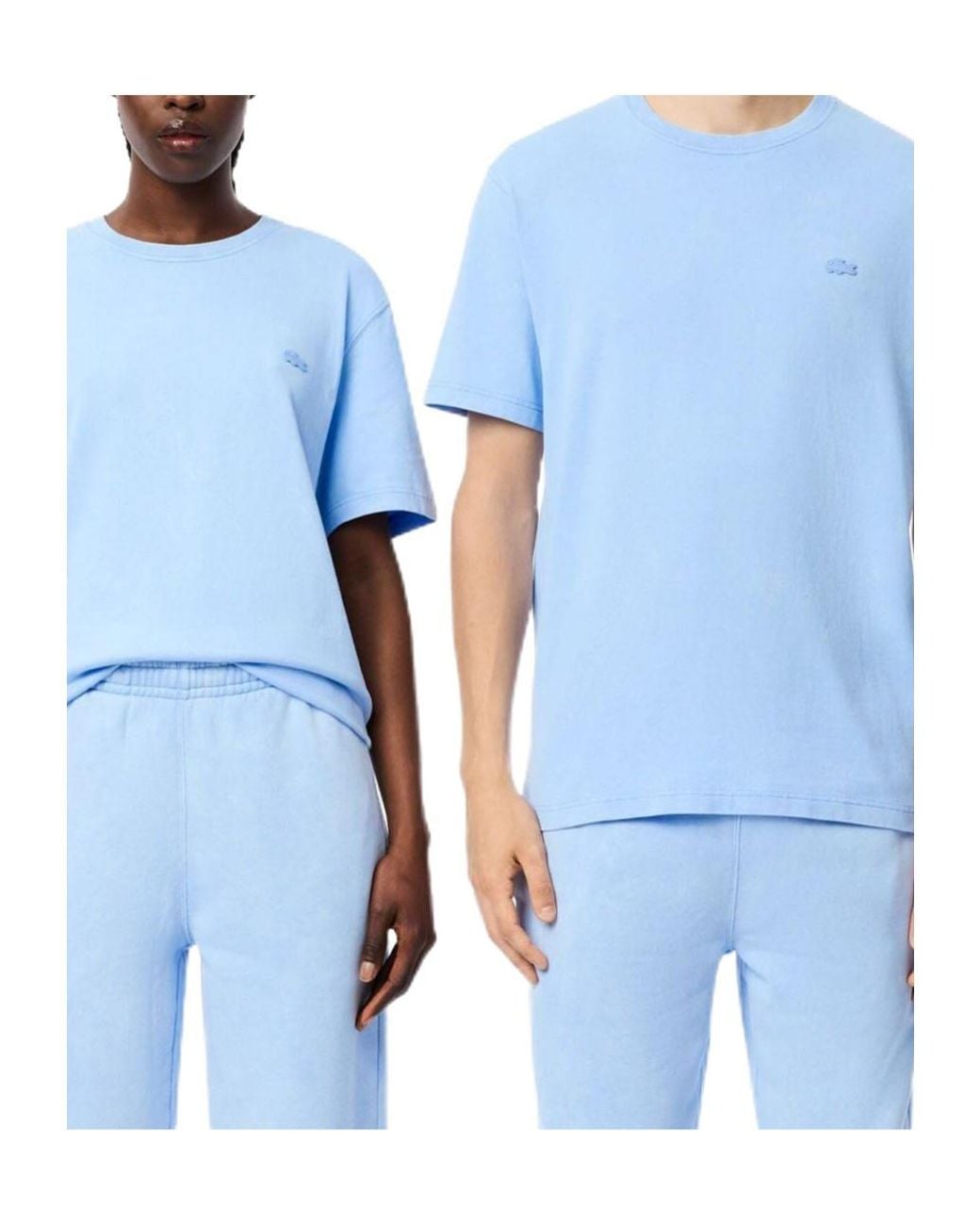 Lacoste Blue Crewneck Shortsleeve Tshirt for men