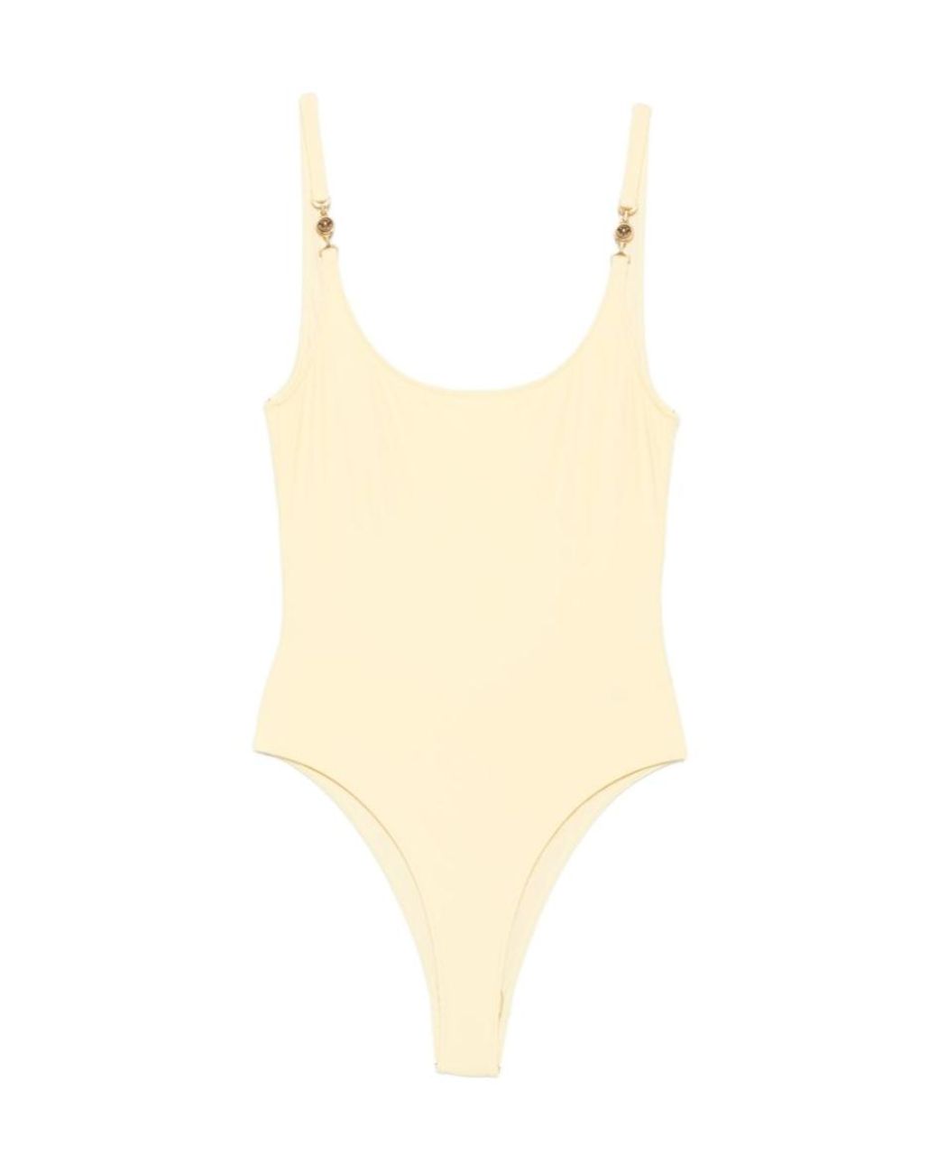 Versace Natural Medusa-Hardware Swimsuit