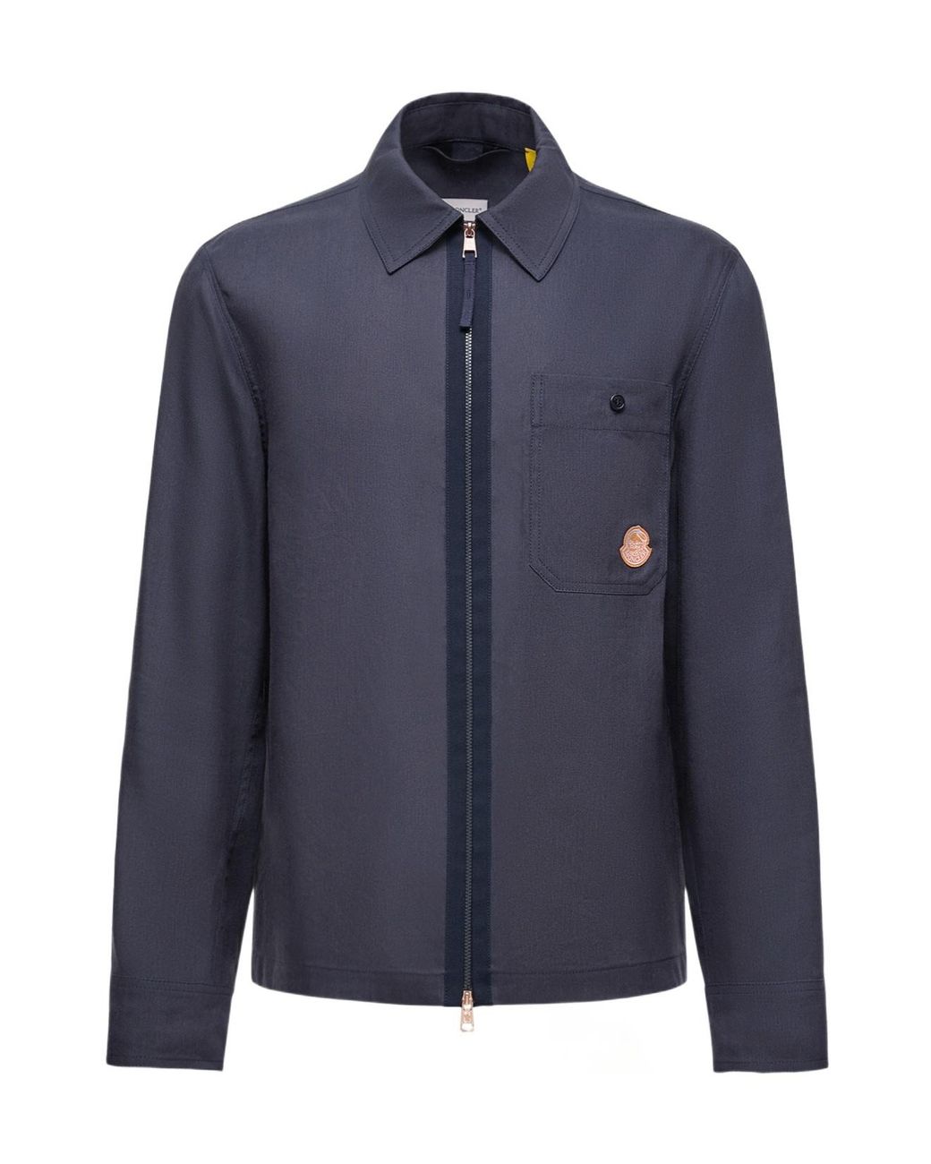 Moncler Blue X Gilga Farm By Donald Glover Linen Blend Shirt for men