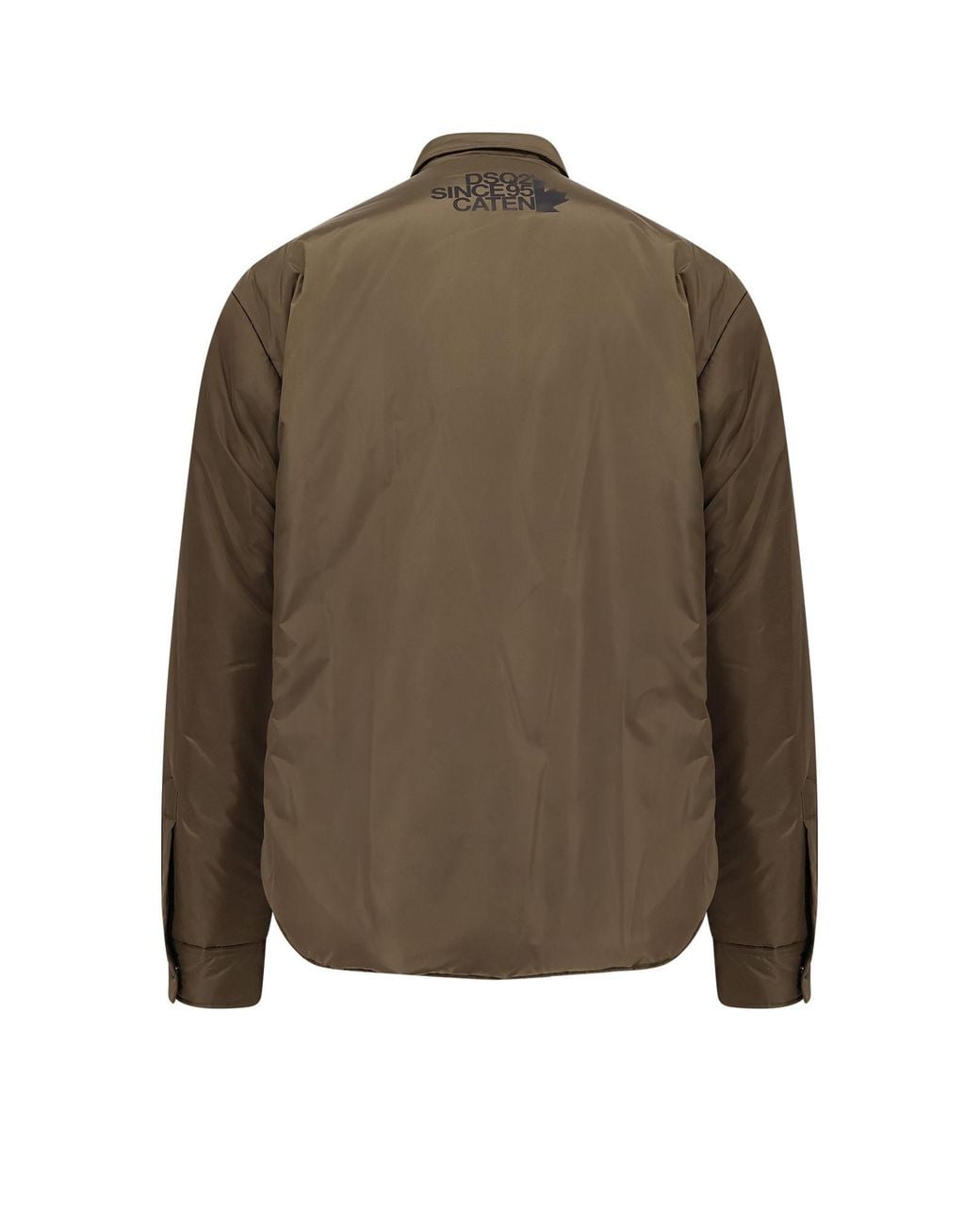 DSquared² Green Snap Buttoned Padded Jacket for men
