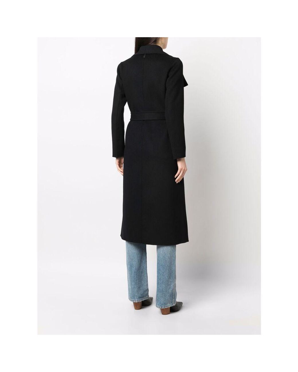 Mackage Black Belted Long Coat