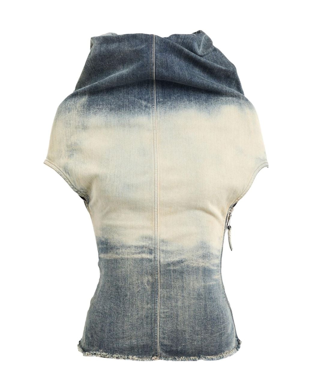 Rick Owens Blue Short Sleevestops