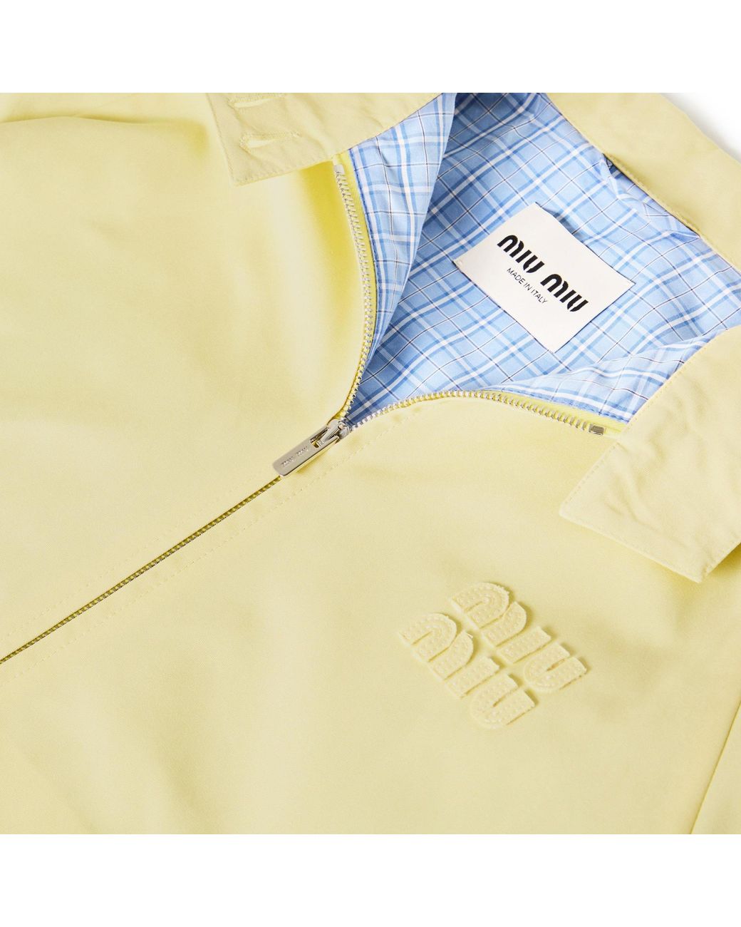 Miu Miu Yellow Casual Versatile Jacket
