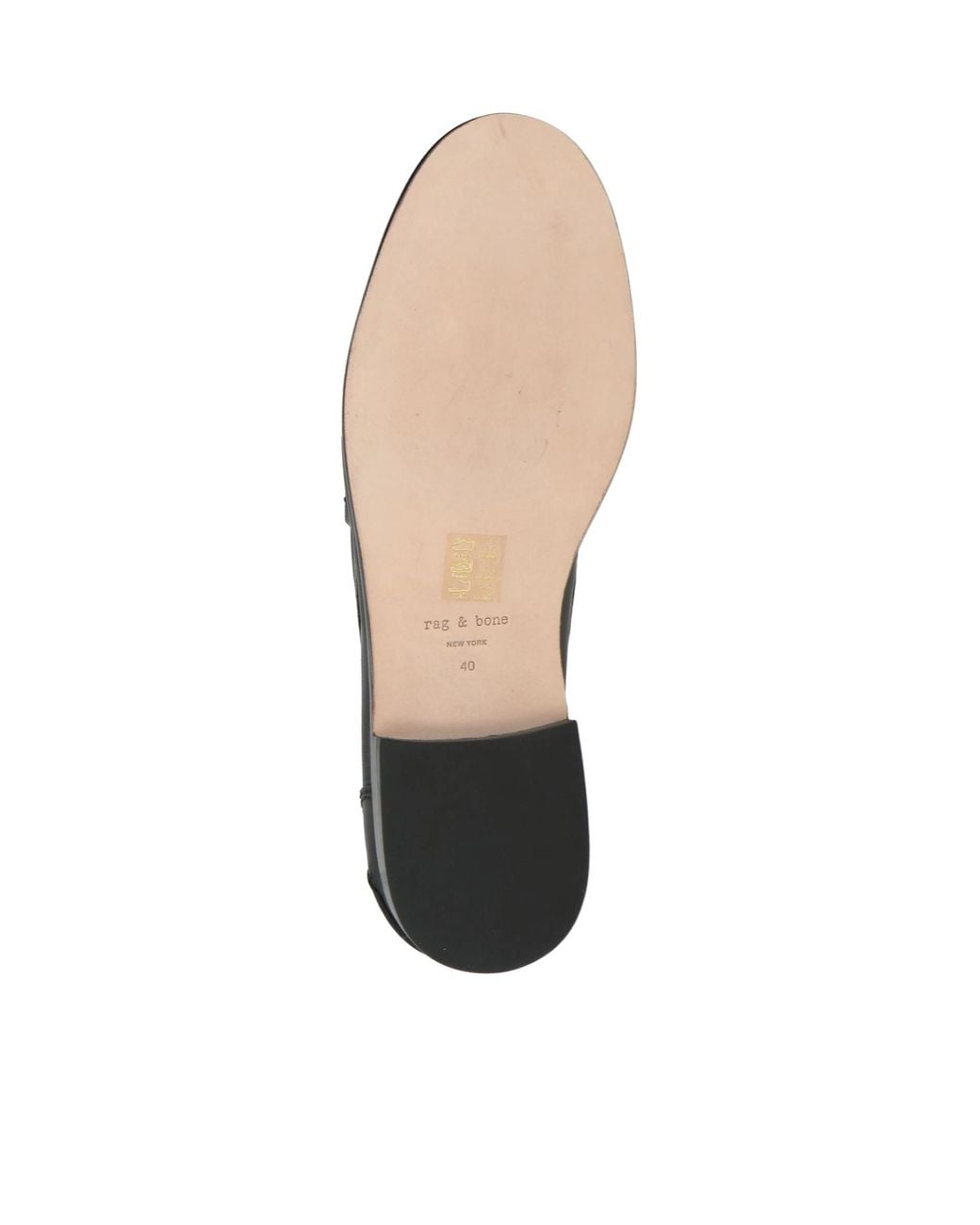 Rag & Bone White Minimalist Round-Toe Loafers