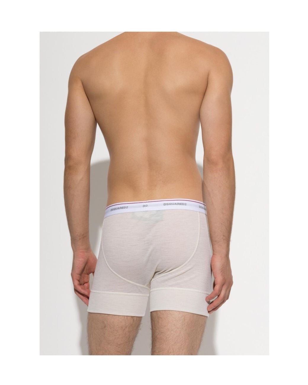DSquared² White Logo Underwear for men