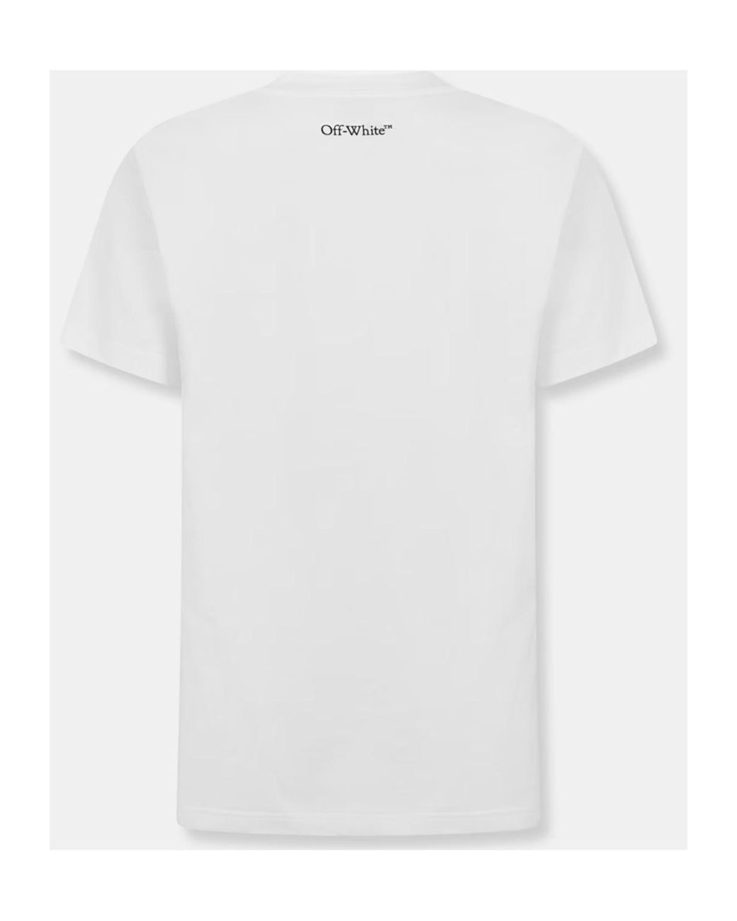 Off-White c/o Virgil Abloh White Logo Crew Neck T-Shirt for men