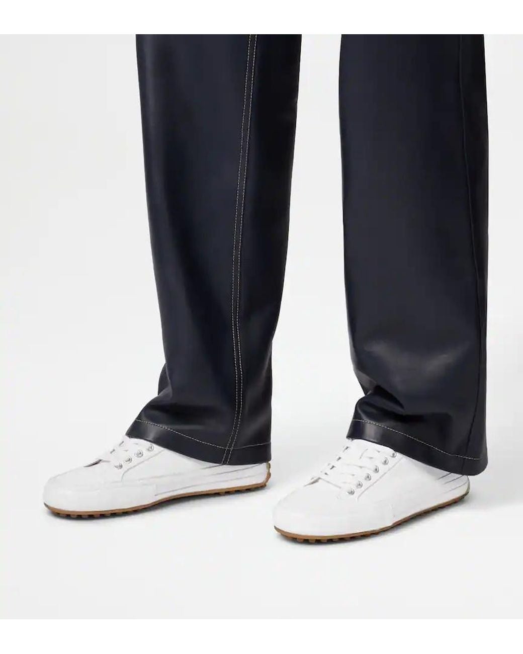 Tod's White Logo Stamped Sneakers