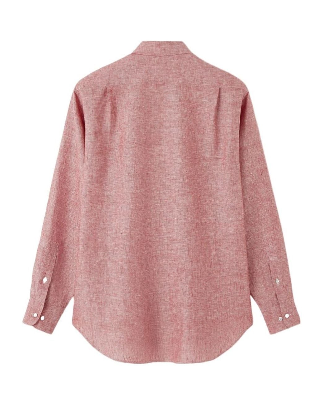 Loro Piana Pink Andre Shirt for men