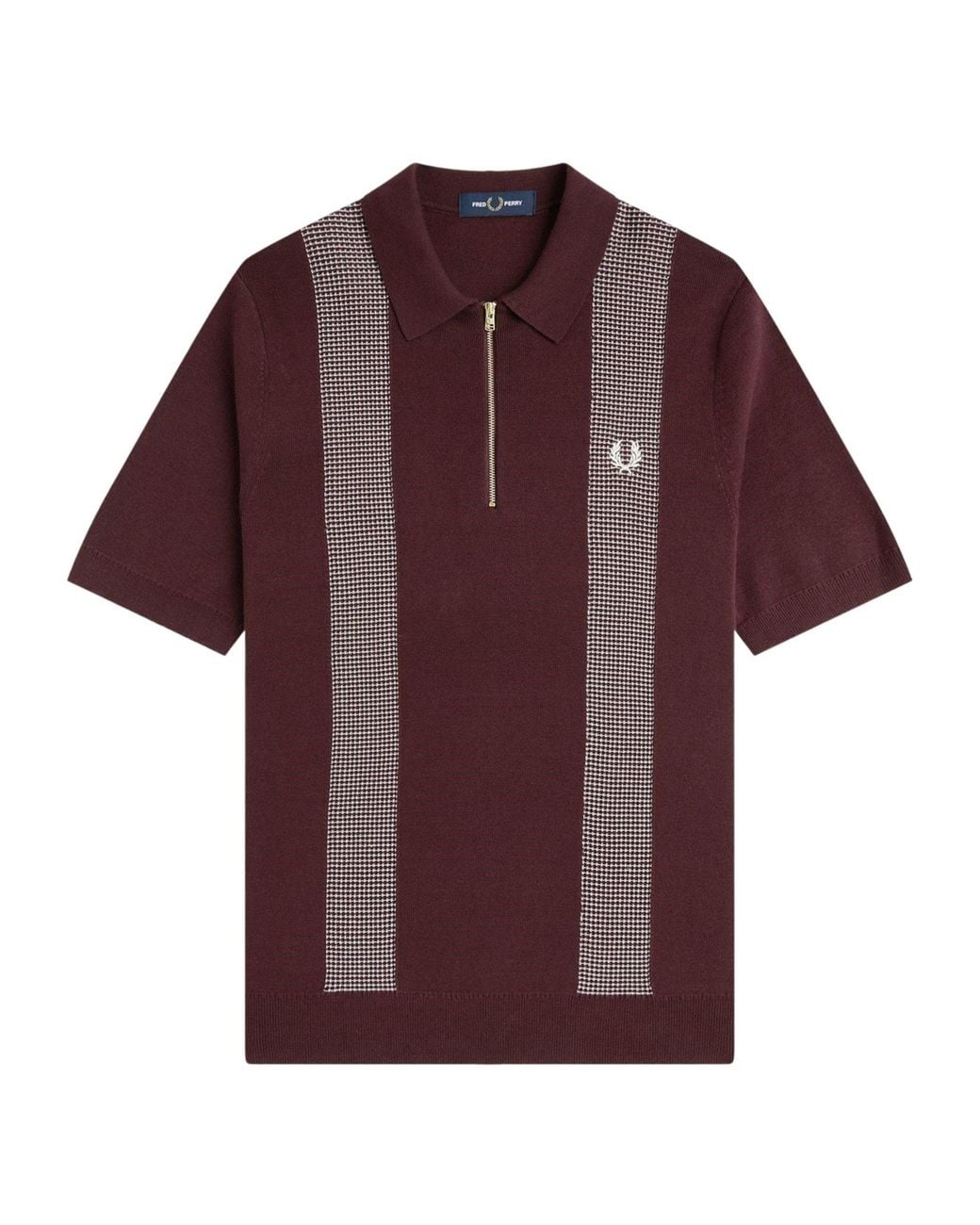 Fred Perry Purple Short Sleeve Polo Shirt for men