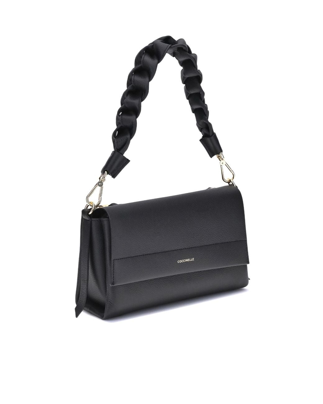 Coccinelle Black Boheme Grana Double Small Shoulder Bag