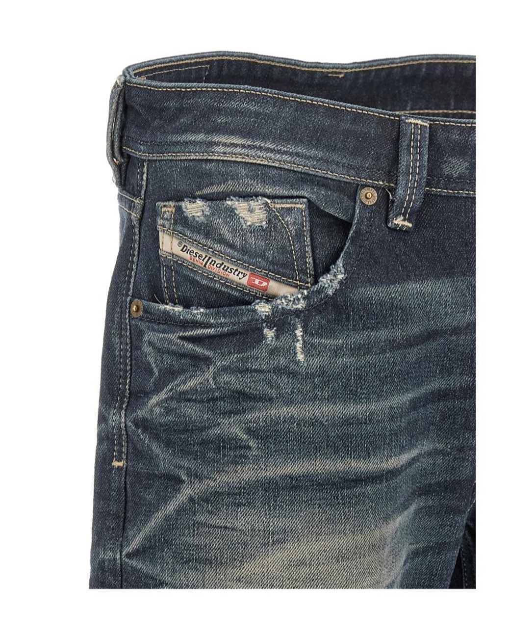 DIESEL Blue 1985 Larkee Straight-Leg Jeans for men