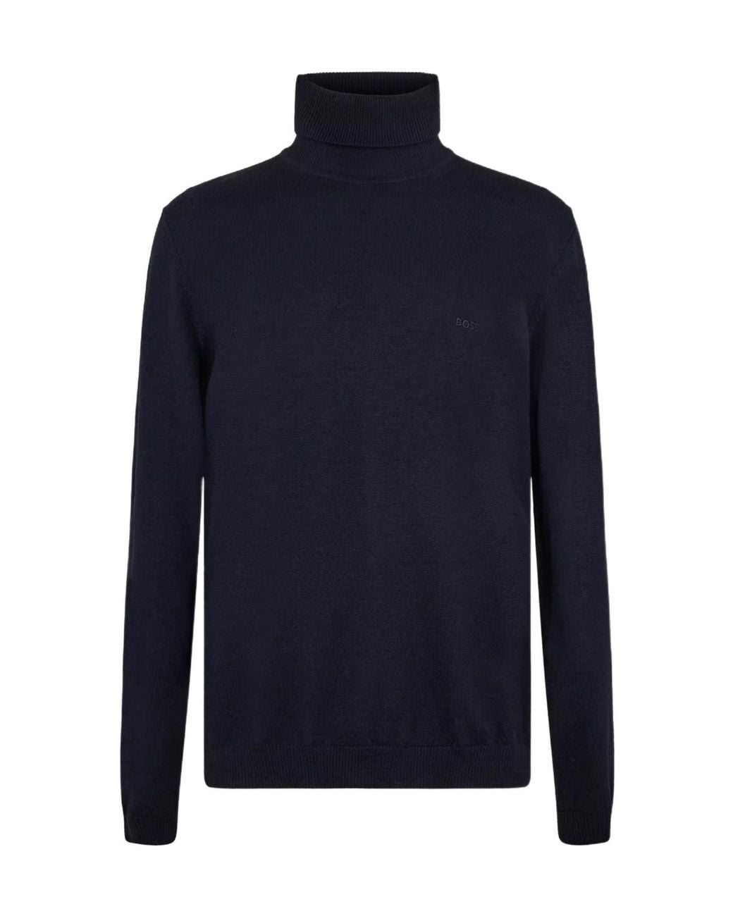 Boss Blue Baldebert E Turtle Neck Jumper for men