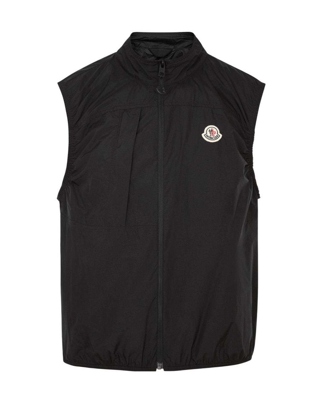 Moncler Black Lightweight And Breathable Vest for men