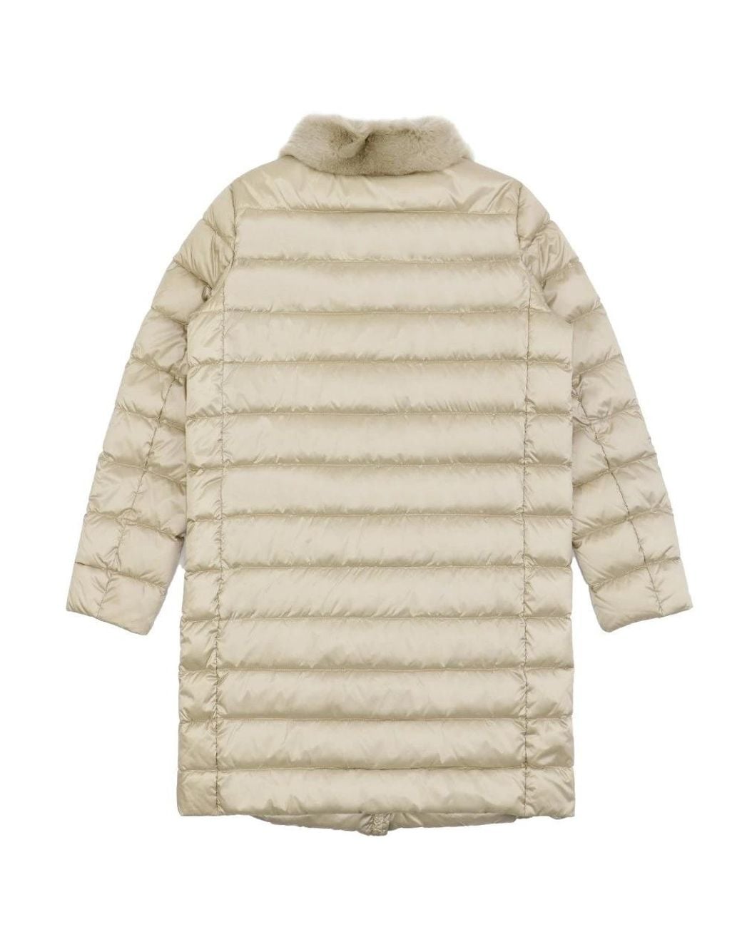 Weekend by Maxmara Natural Logo Quilted Down Jacket