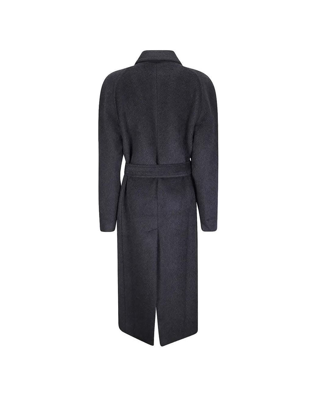 Studio Nicholson Blue Kobers Curved Shoulder Coat