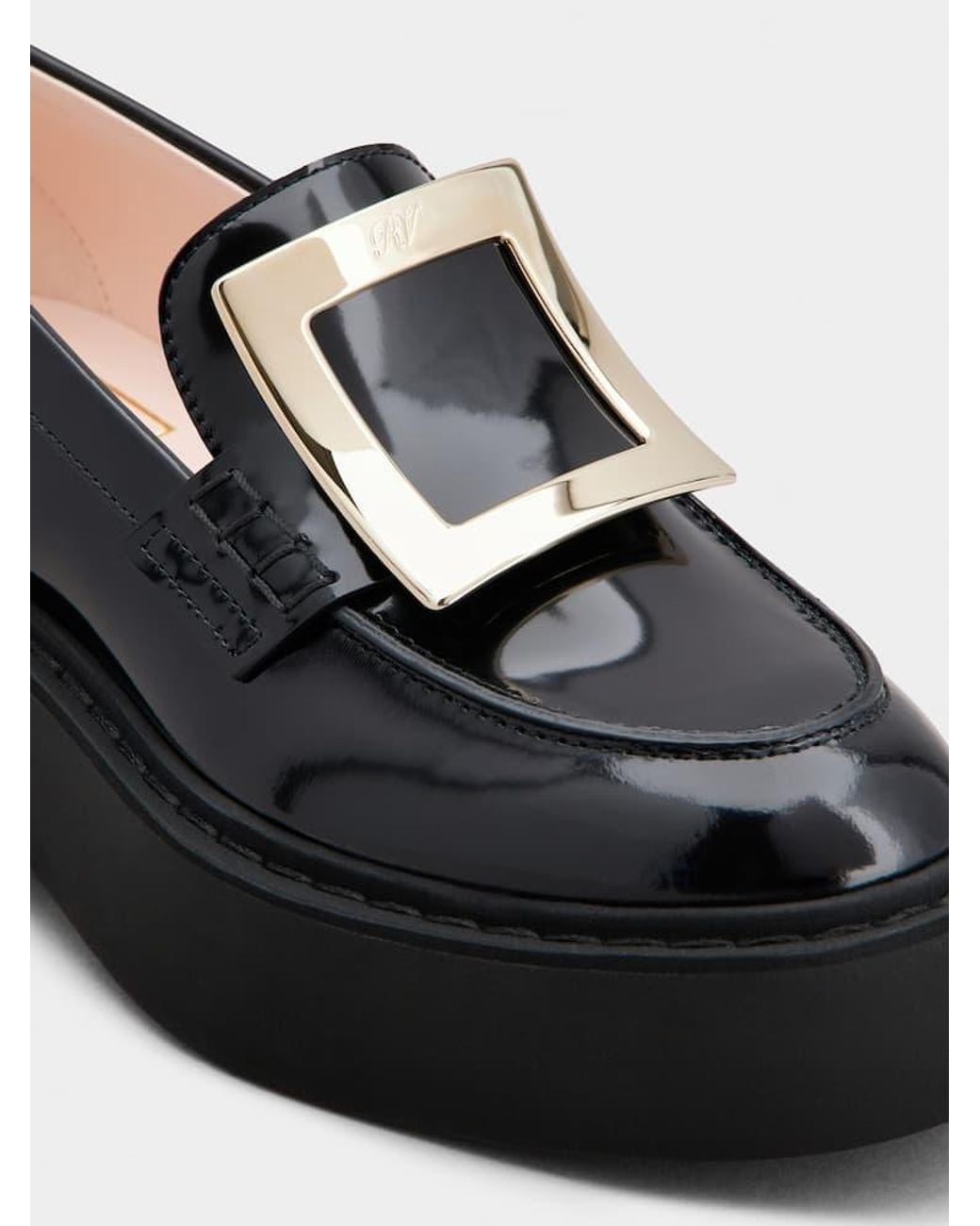 Roger Vivier Black Viv' Rangers Loafers