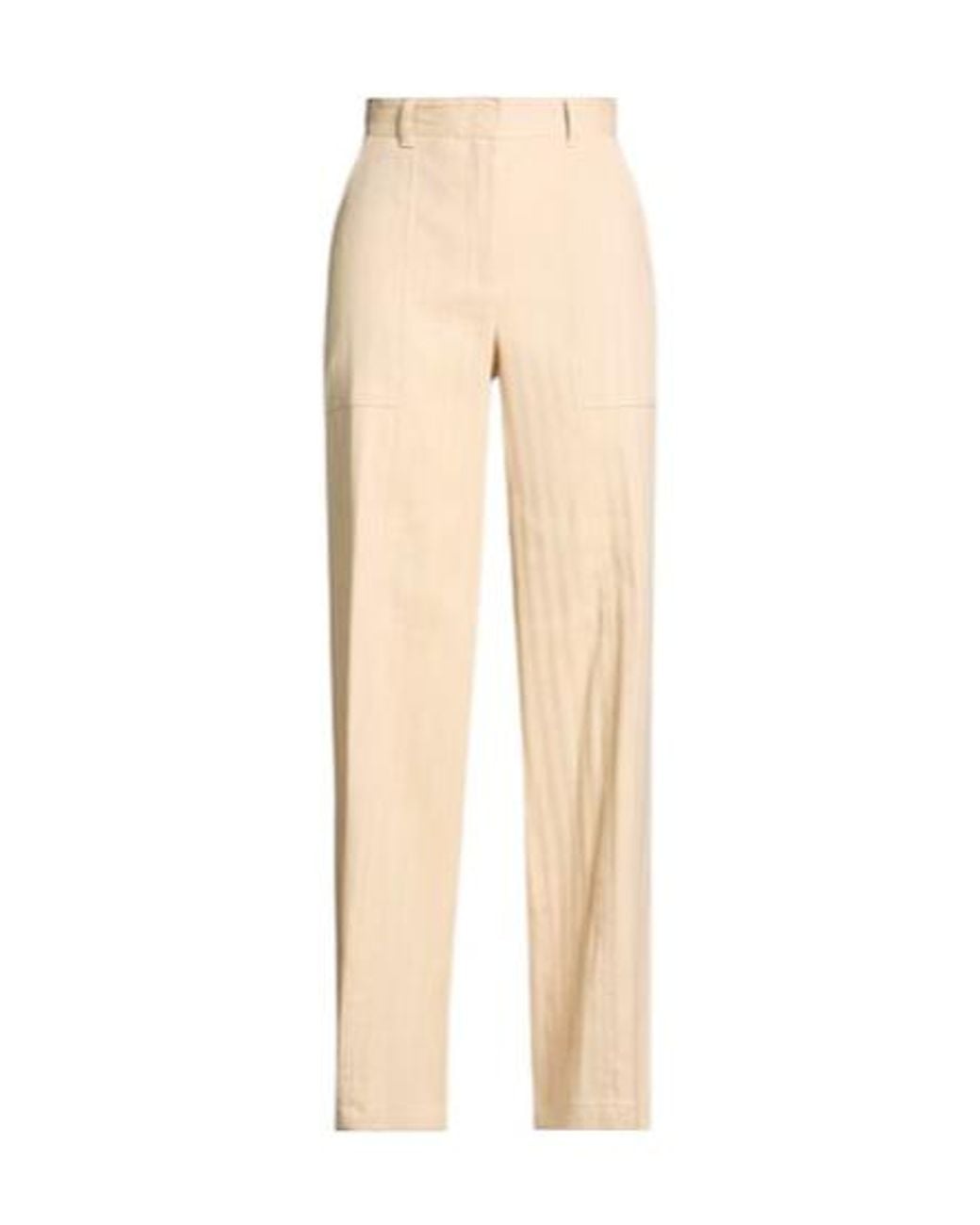 MAX&Co. Natural Casual Wide-Leg Pants