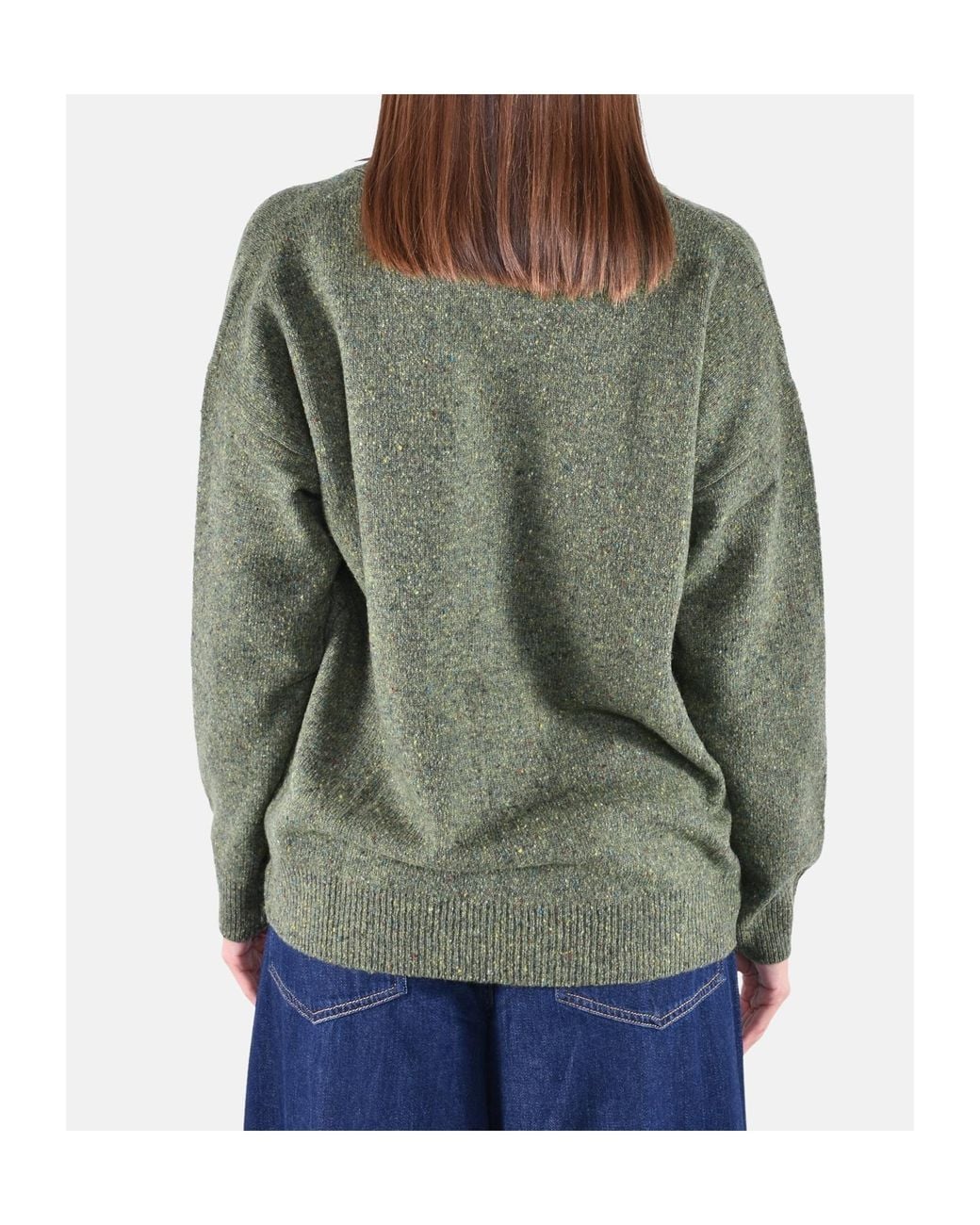 Mc2 Saint Barth Green Peanuts Intarsia Cardigan