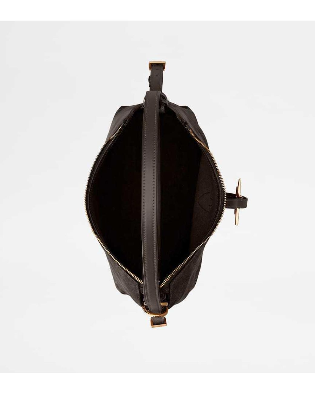 Tod's Metallic Logo Plaque Shoulder Bag