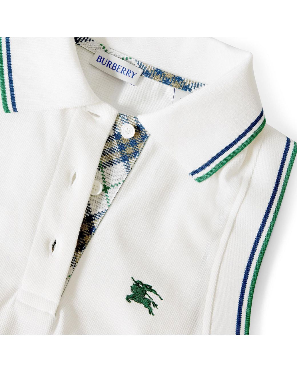 Burberry White Polo Mini Dress