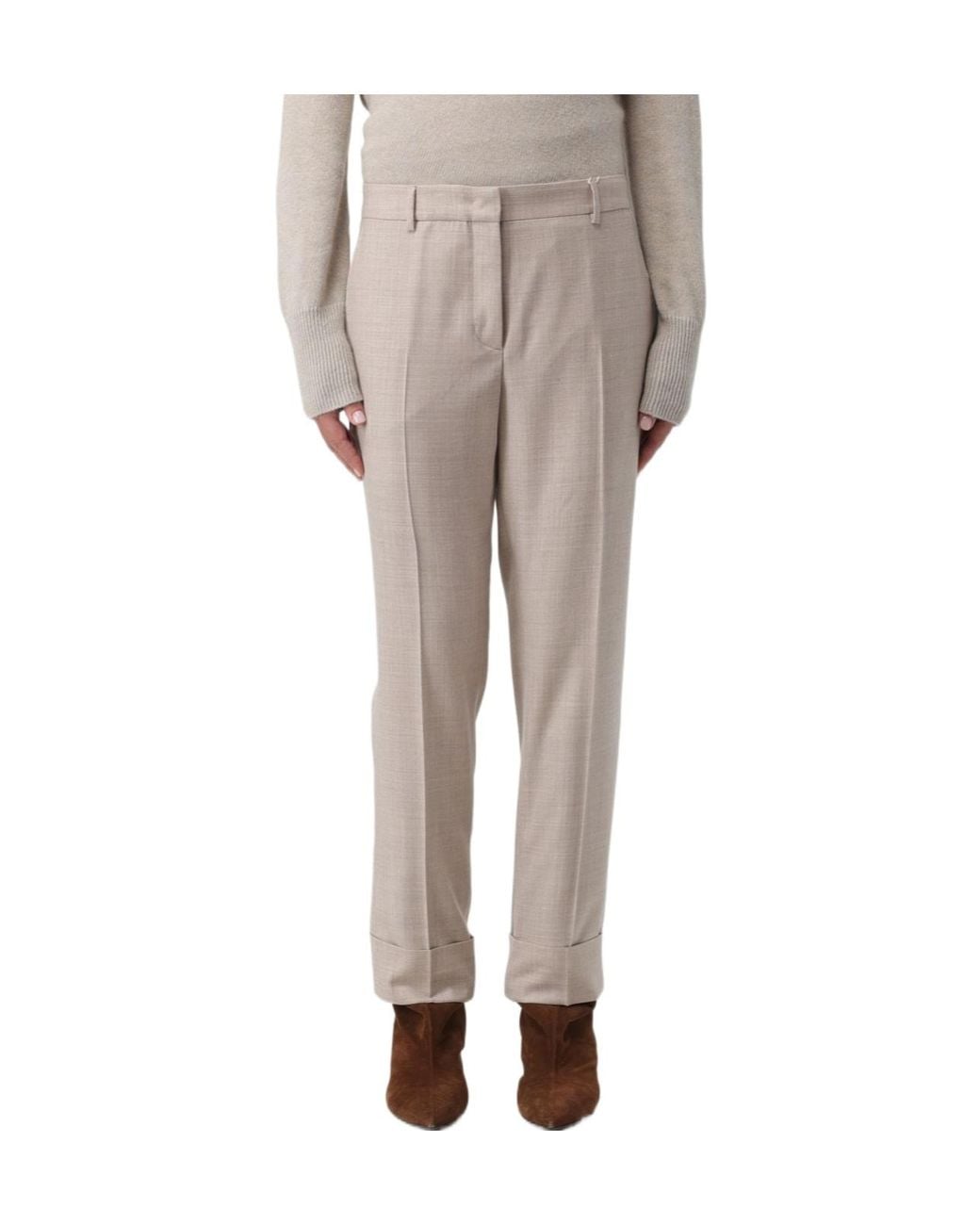 Incotex Gray Mid-Rise Cropped Trousers