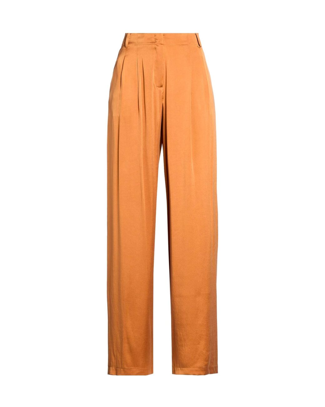 MAX&Co. Orange Pleated Casual Pants