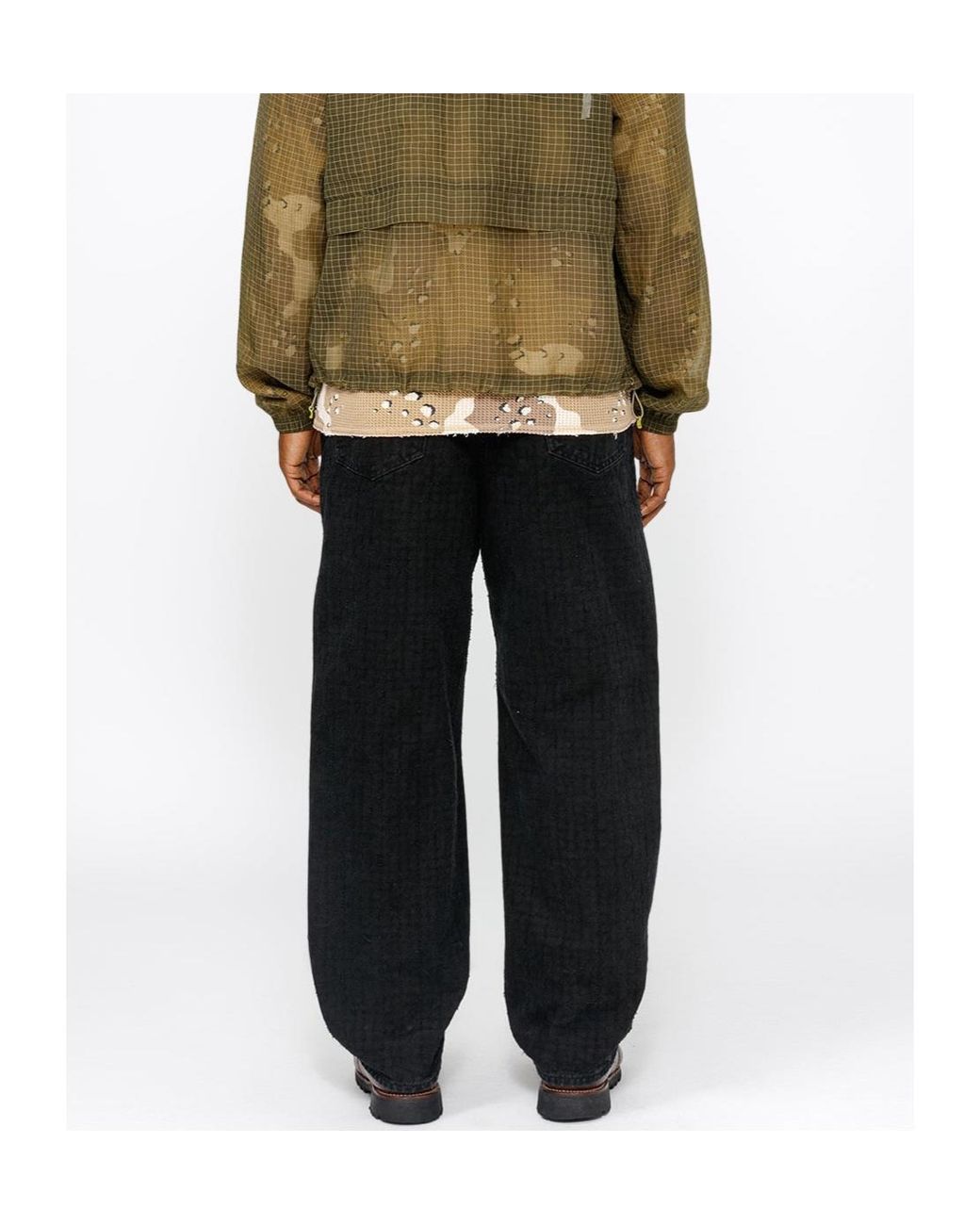 Stussy Black Multi-Pocket Jeans for men
