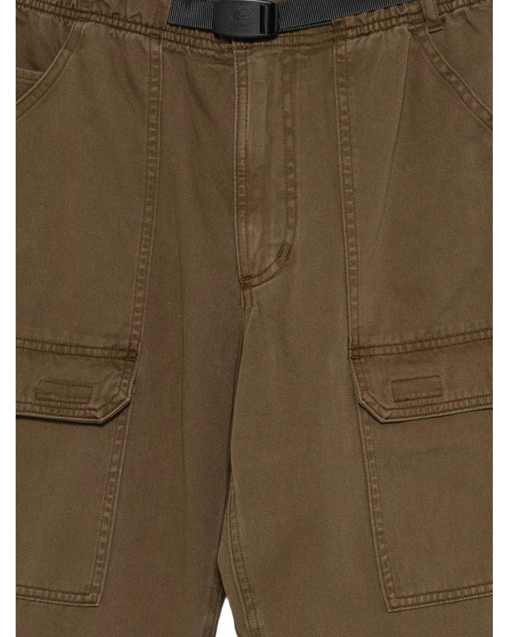 Gramicci Green Cargo-Pocket Trousers for men
