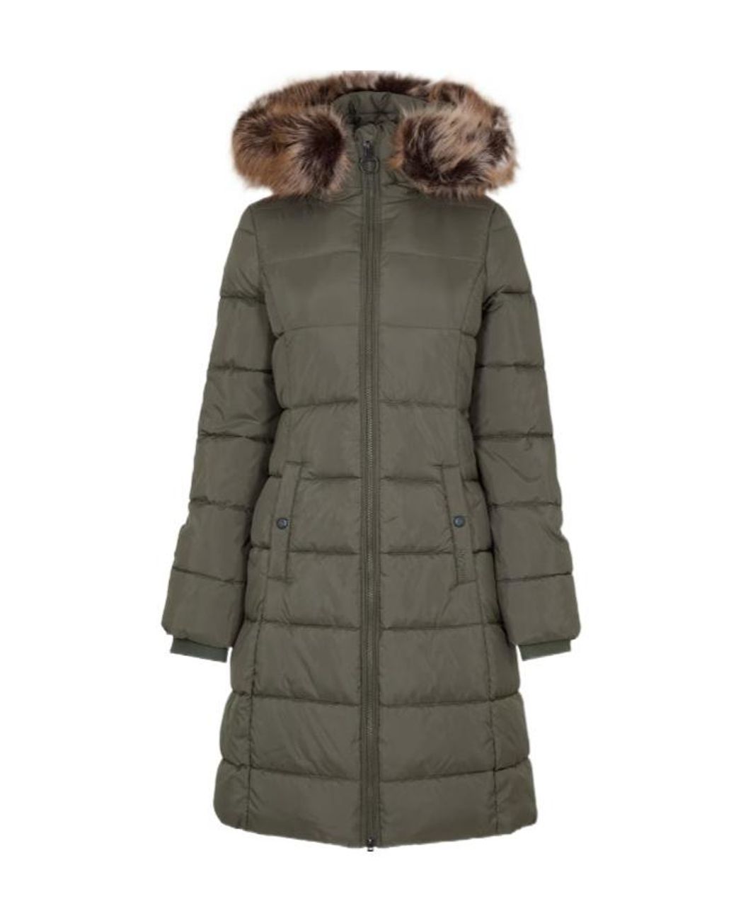 Barbour Gray Hooded Long-Sleeved Cotton Jacket