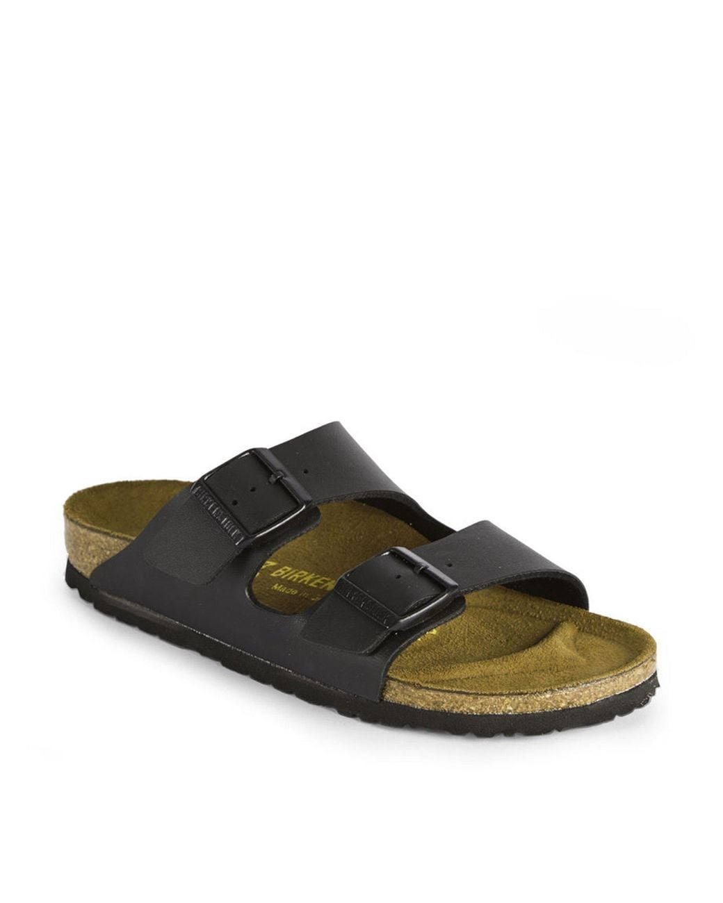 Birkenstock Black Two-Strap Slide Sandals