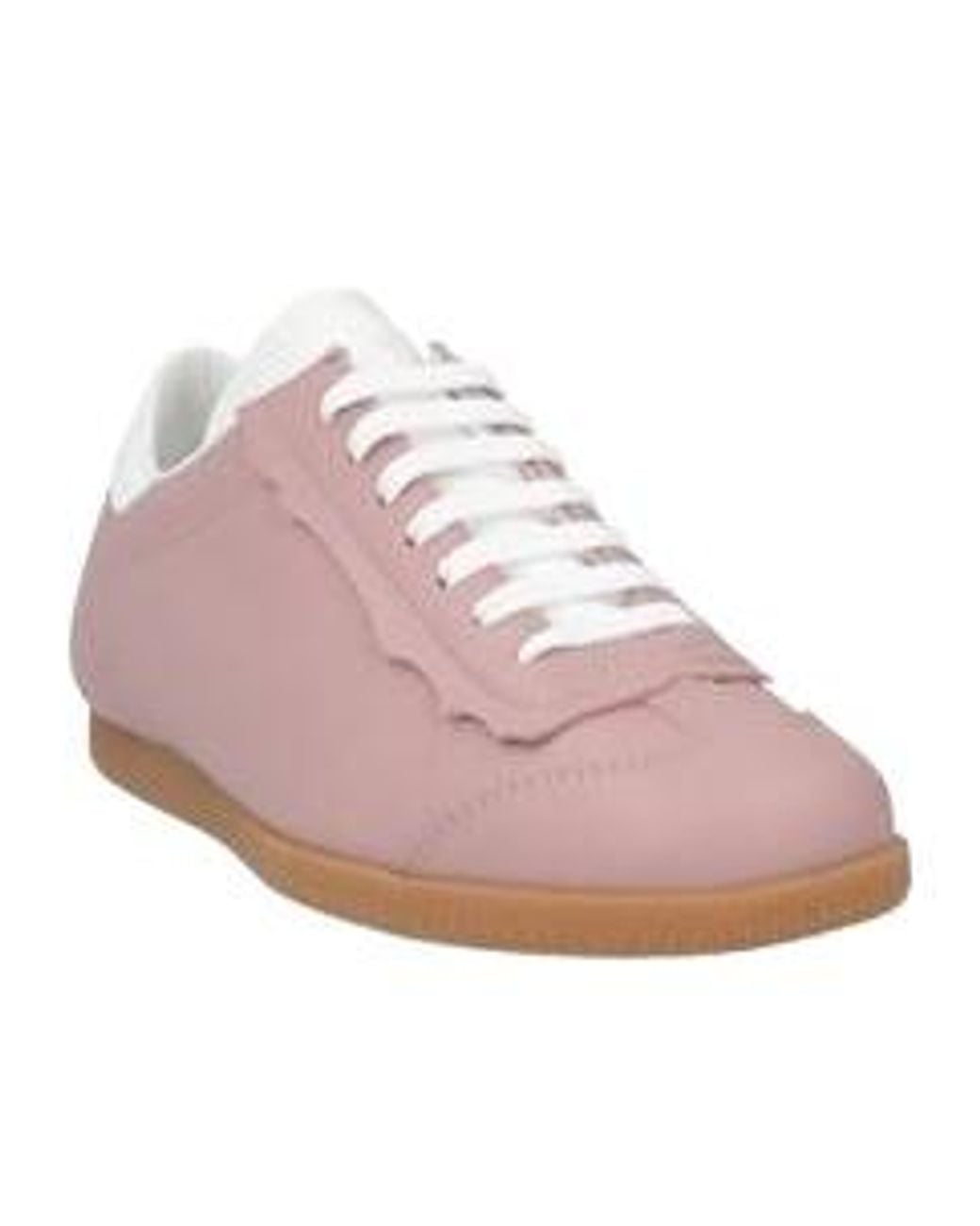 Maison Margiela Pink Plain Colour Trainers