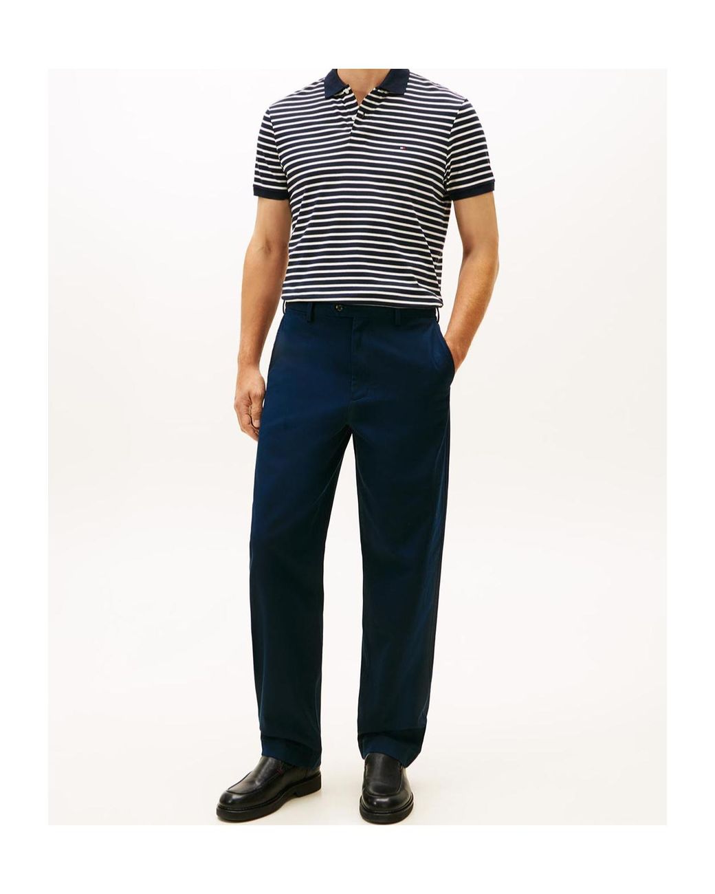 Tommy Hilfiger Blue Short-Sleeved Polo Shirt for men