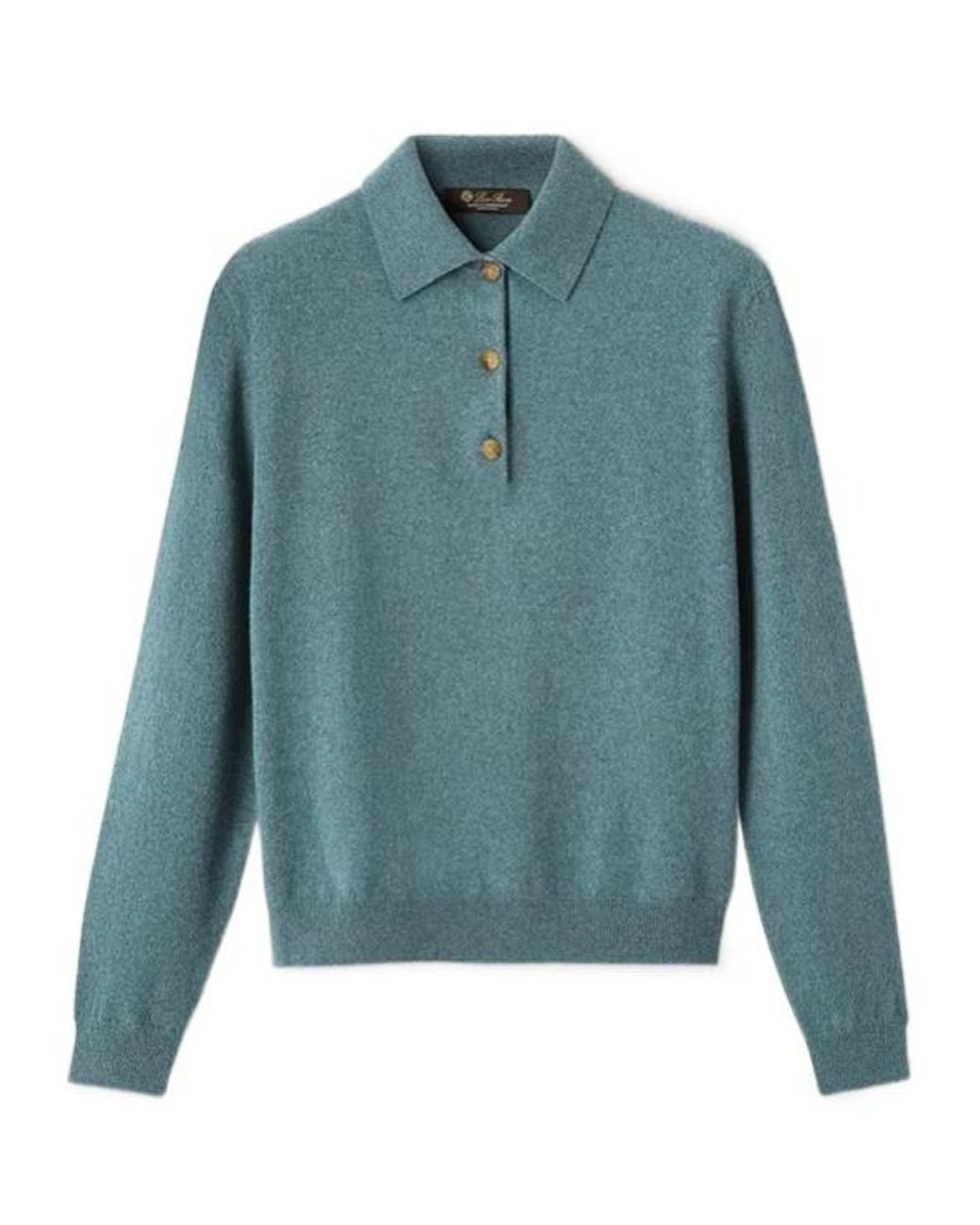 Loro Piana Blue Classic Polo Shirt