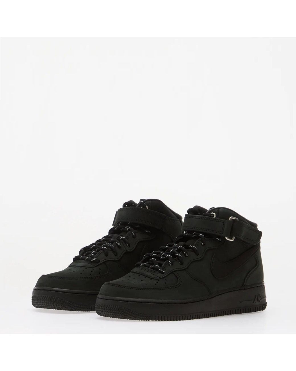Nike Black Mid-Top Sneakers for men