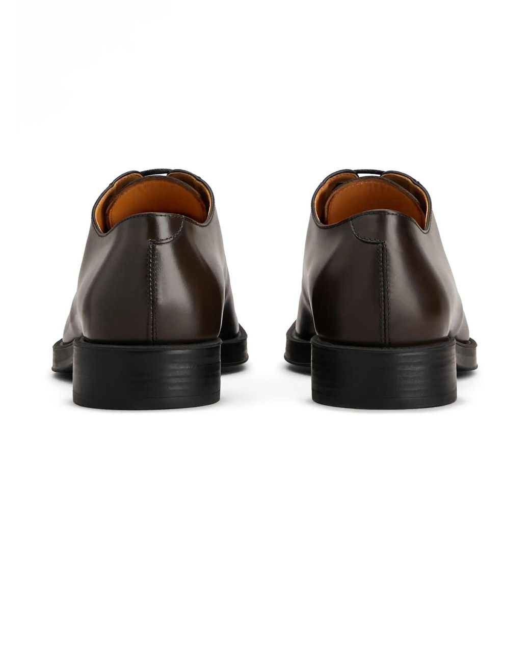 Tod's Brown Hand-Stitched Derby Shoes for men