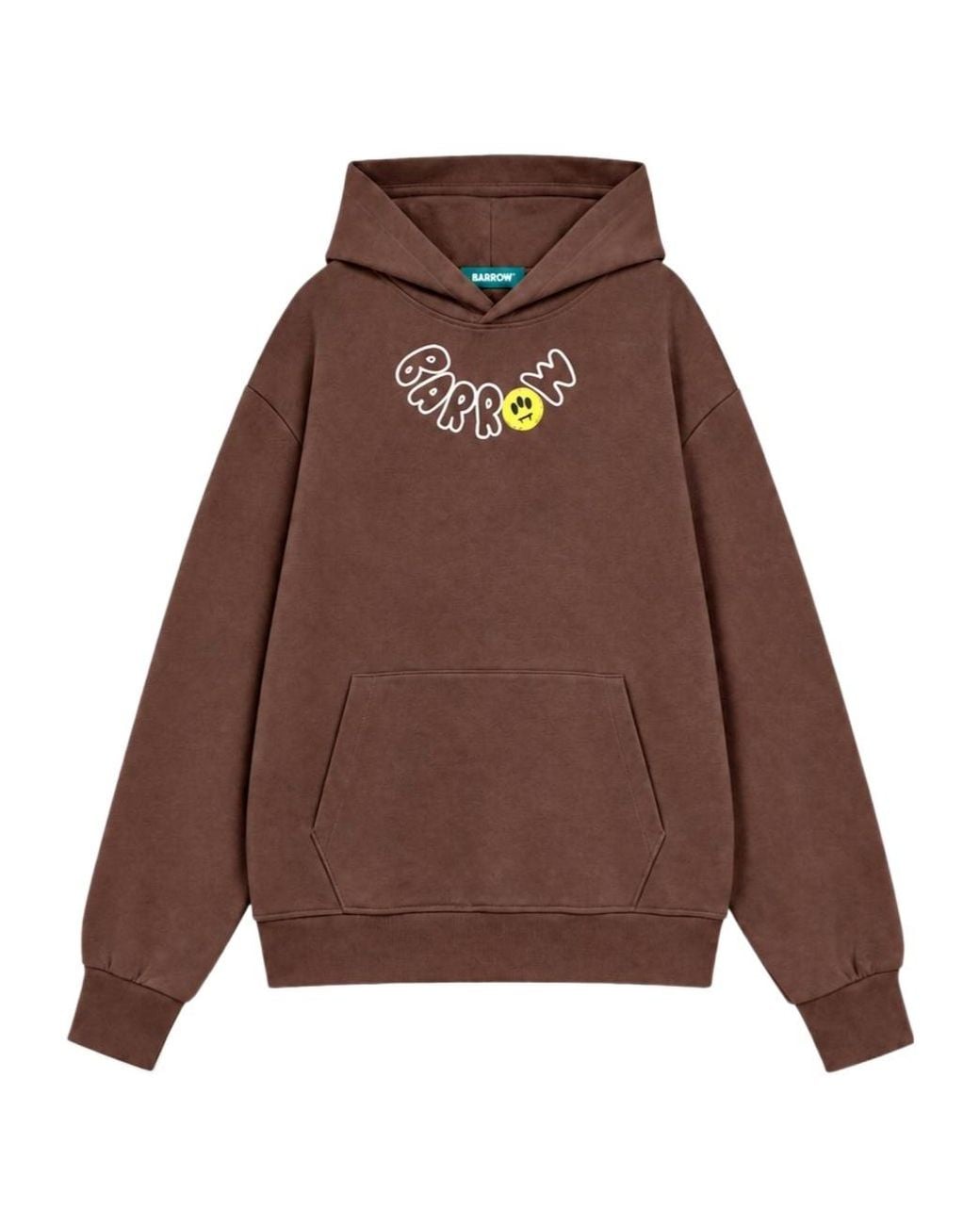Barrow Brown Teddy Bear Printed Hoodie for men