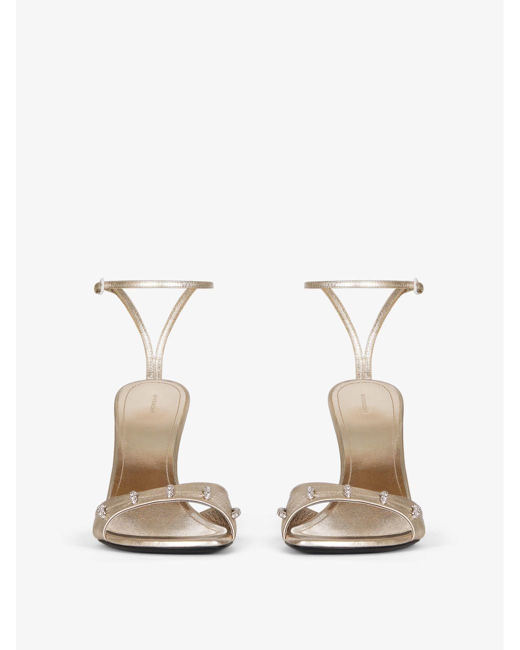 Givenchy White Stitch Sandals