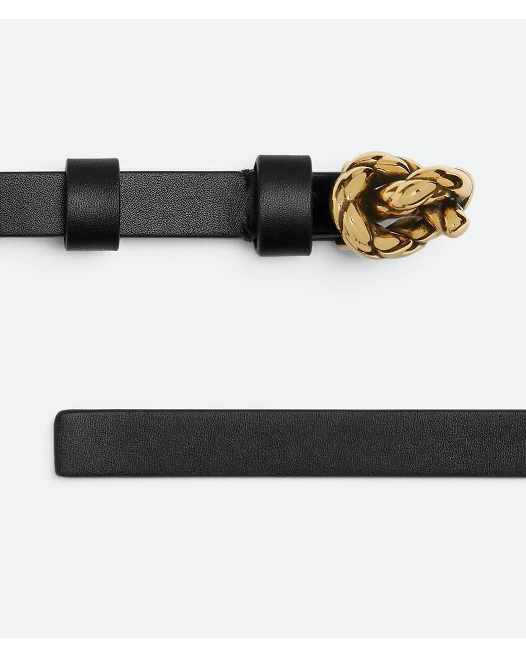 Bottega Veneta Black Knot Belt