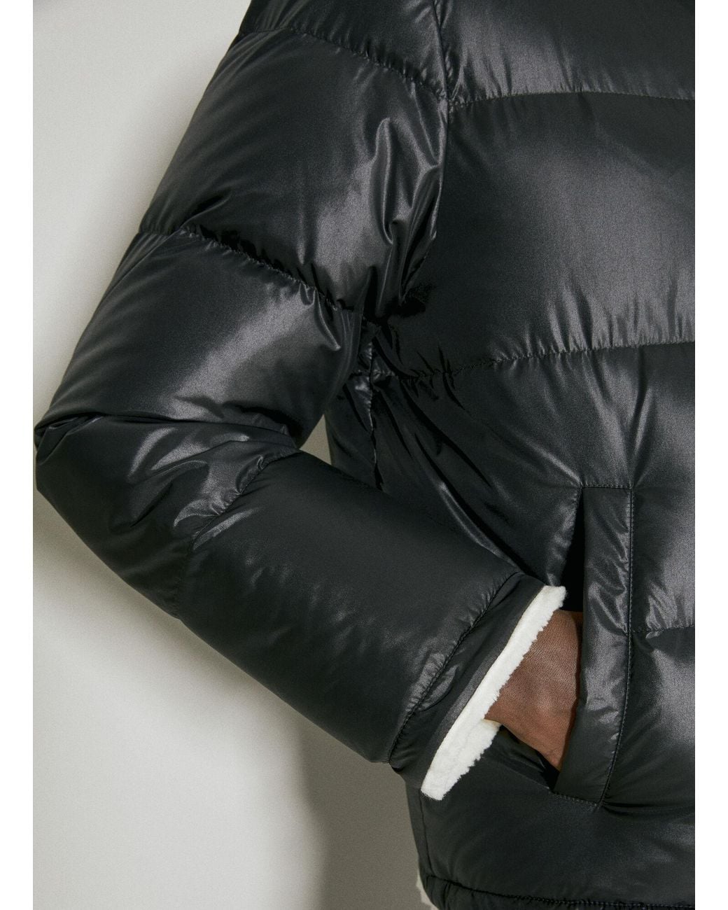 Saint Laurent Black Down Puffer Jacket for men