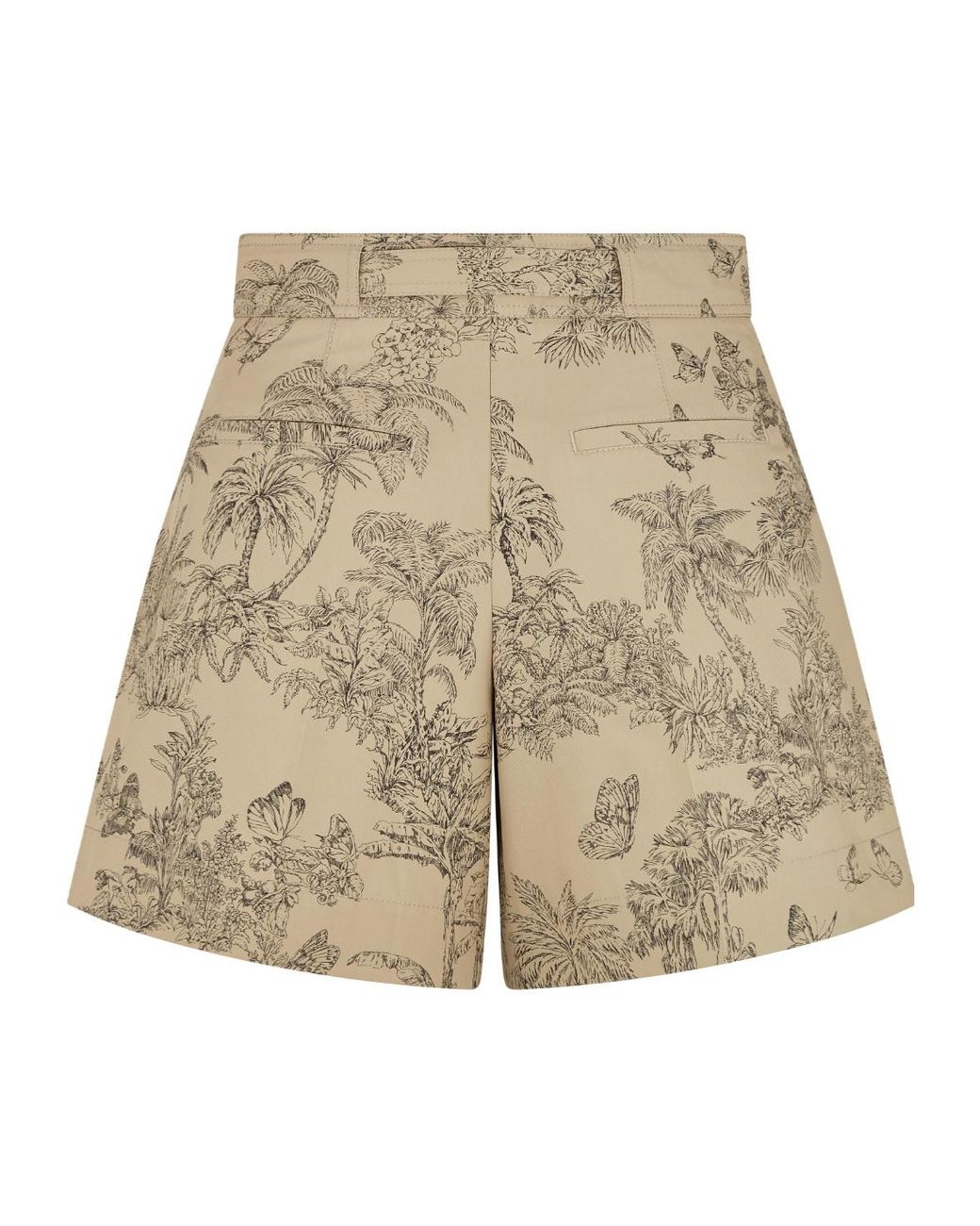 Dior Natural Drawstring Shorts