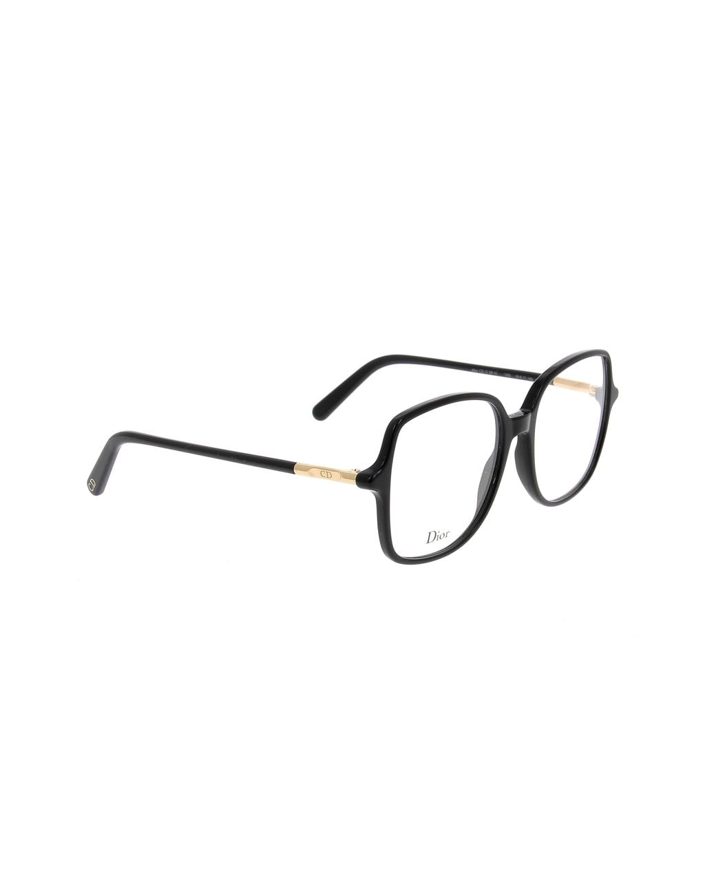 Dior White Full-Rim Non-Prescription Glasses