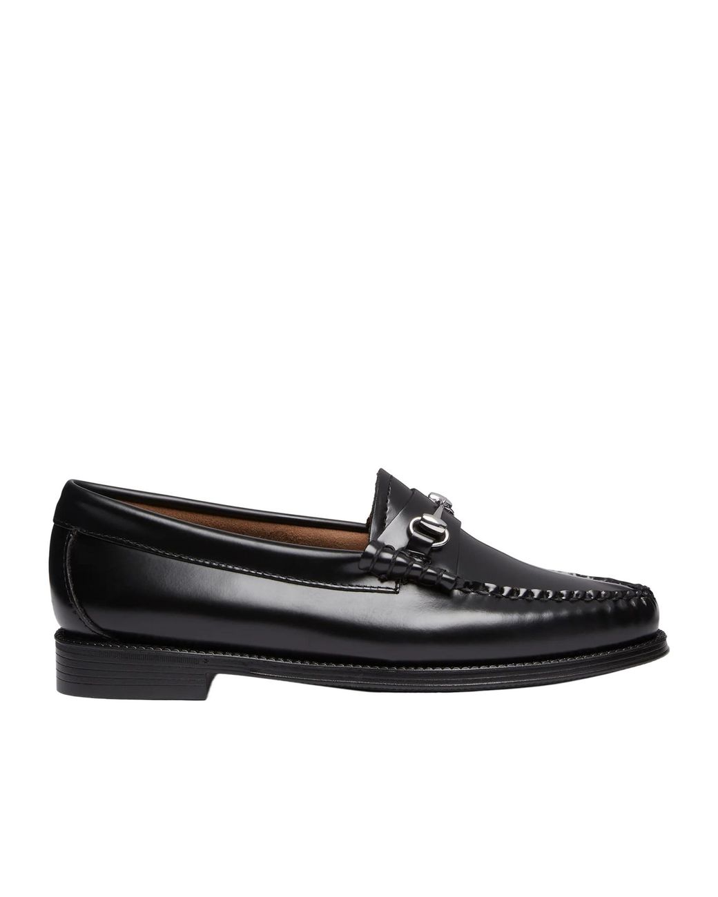G.H.BASS Black Easy Weejuns Lianna Almond Toe Loafers