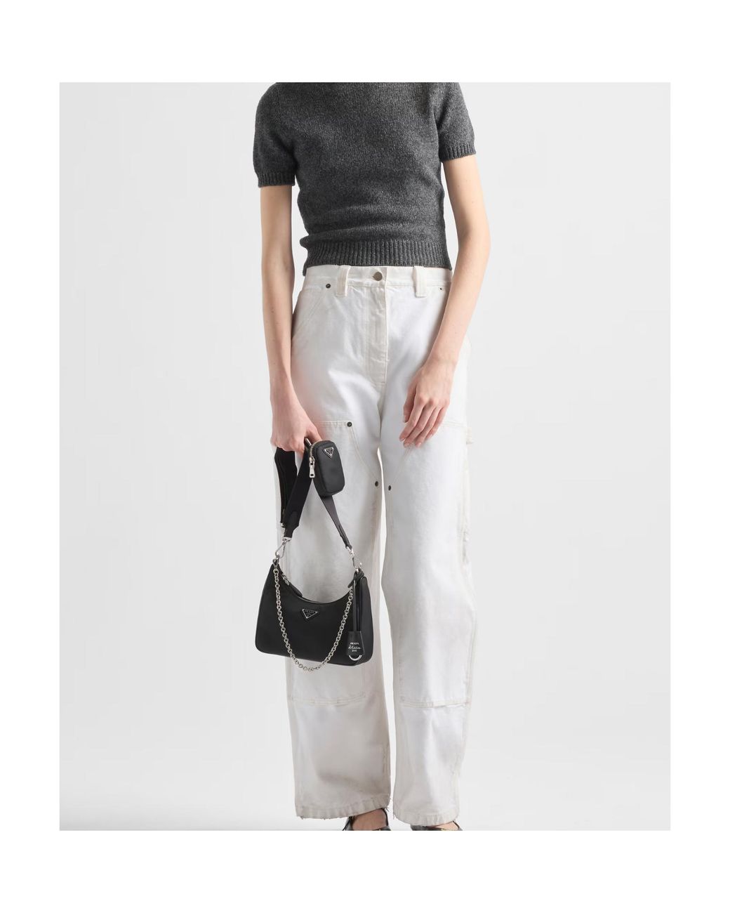 Prada Black Re-Edition 2005 Re-Nylon Bag