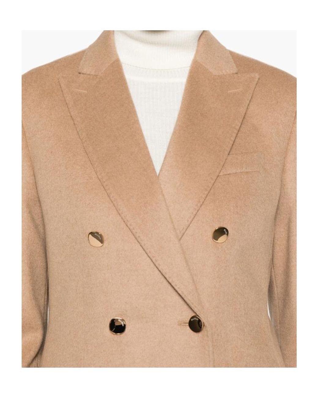 Max Mara Natural Long-Sleeved Suit Jacket
