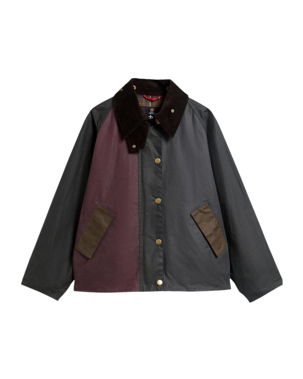 Barbour Multicolor Patchwork Transport Waxed Jacket
