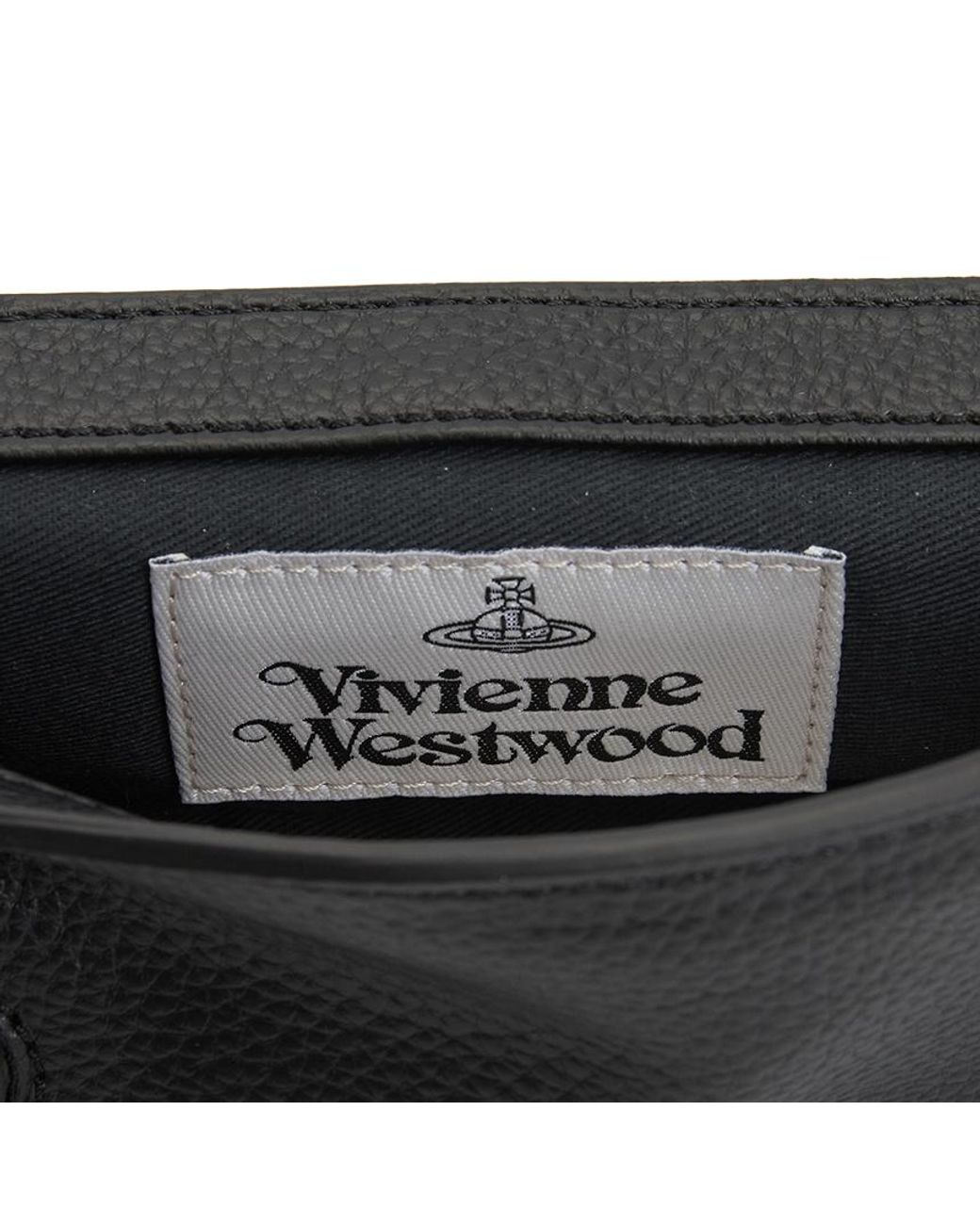 Vivienne Westwood Black Orb-Plaque Crossbody Bag