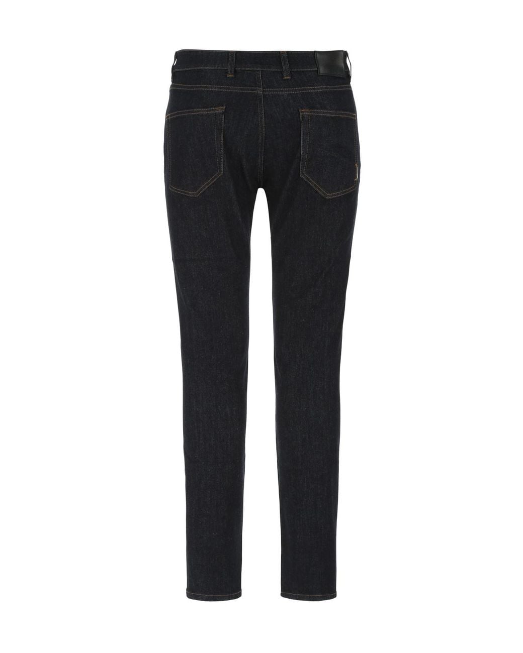 Pt Pantaloni Black Mid-Rise Slim Fit Jeans for men