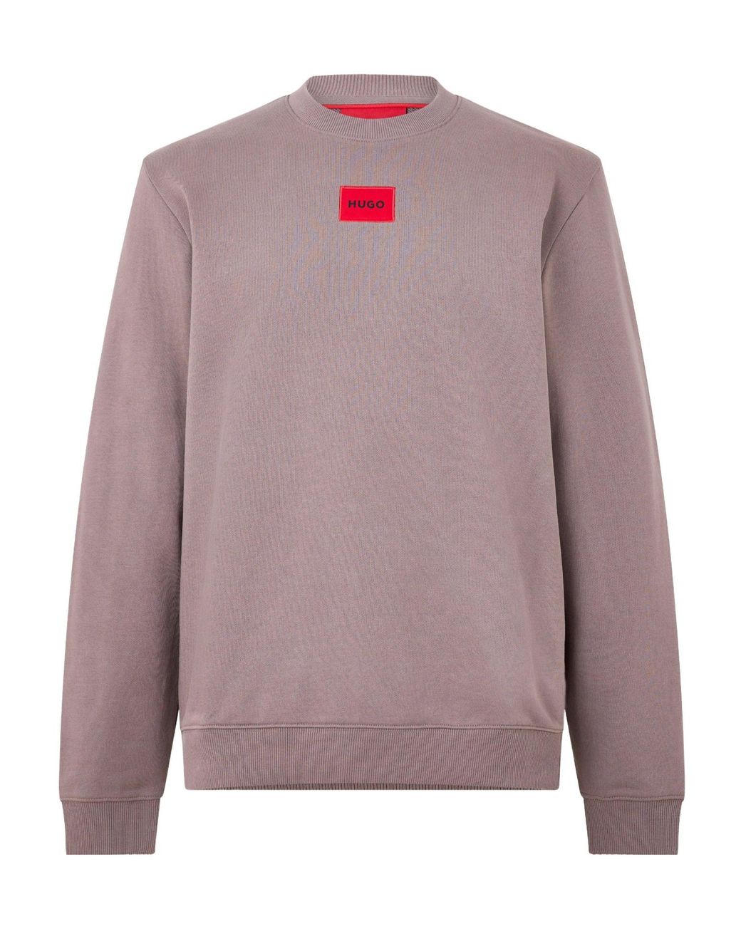 Boss Pink Long Sleeve Contemporary Sweatshirt for men