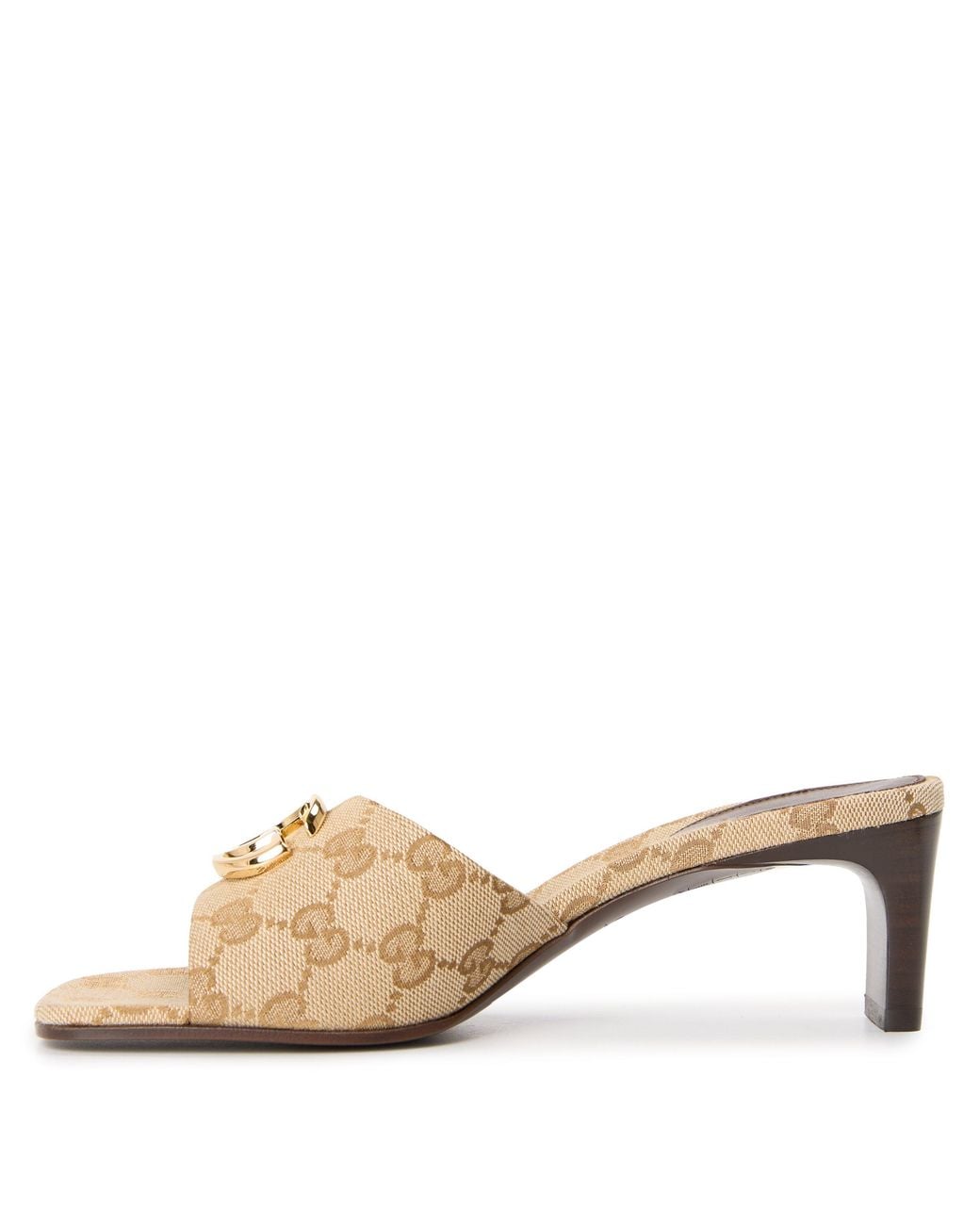 Gucci Natural The Classic Signature Mules